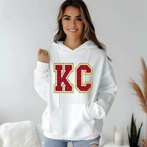 Glitter Kansas City Hoodied / Kansas City fan